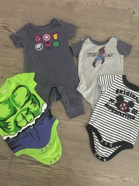 Lot of Marvel/Disney bodysuits